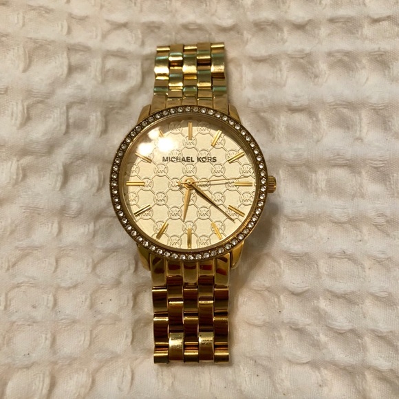 Gold Michael Kors Watch- Still Available - Picture 2 of 8